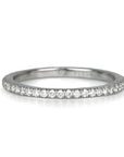 Mark Patterson Thin Platinum and Diamond Eternity Band