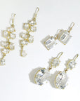 Rosanne Pugliese White Topaz Emerald Cut Earrings