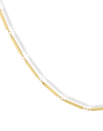 10K "Zosia" Bar Chain Necklace in 22" - Peridot Fine Jewelry - Zahava