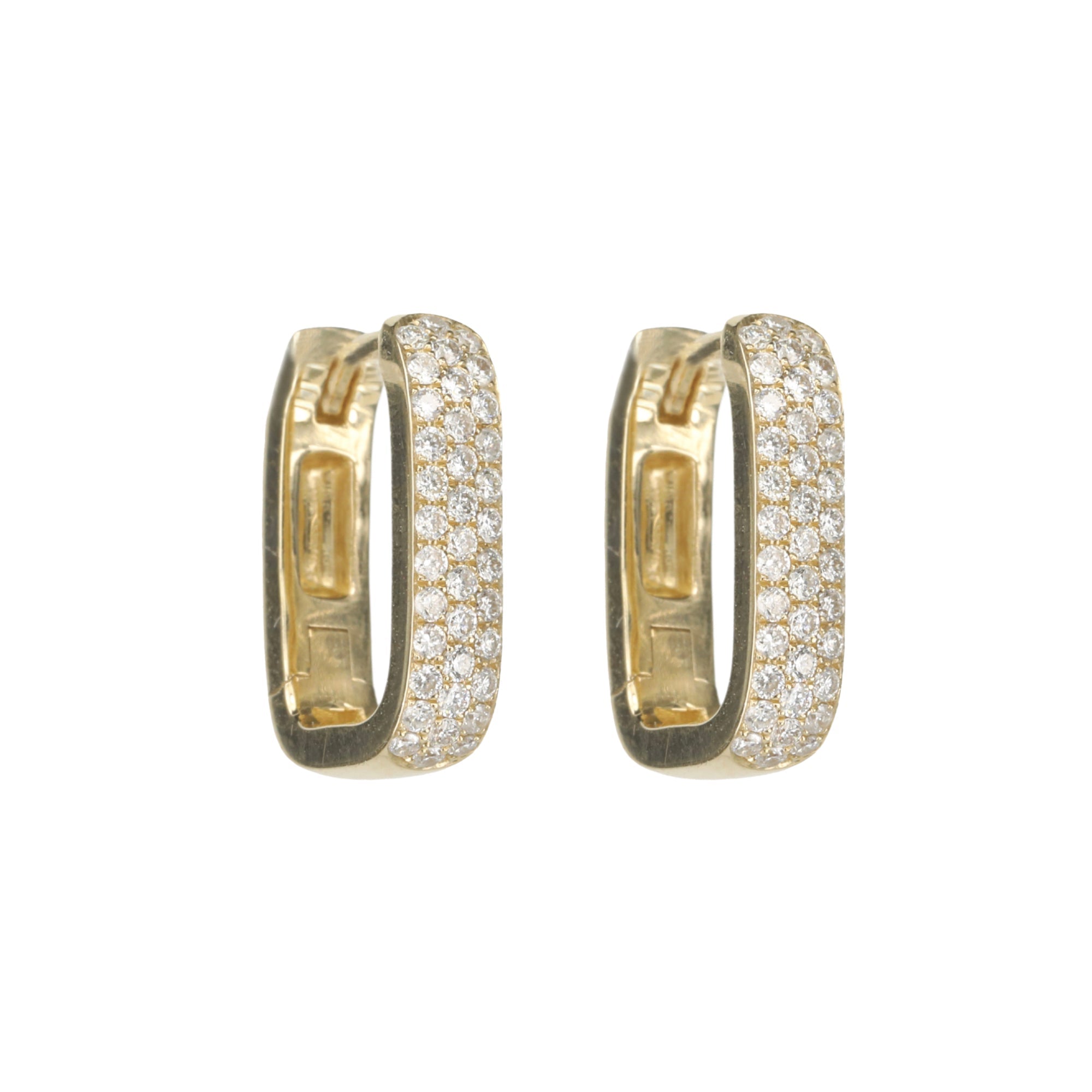 jacquie aiche 14K ブルーダイヤモンドダイヤモンドピアス