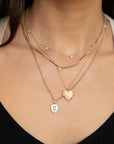 14K & 5 Prong-Set Graduated Diamond Trio Station Necklace - Peridot Fine Jewelry - Zoe Chicco