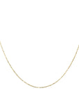 14K Gold "Bella" Elongated Ball Chain - 18" - Peridot Fine Jewelry - Zahava