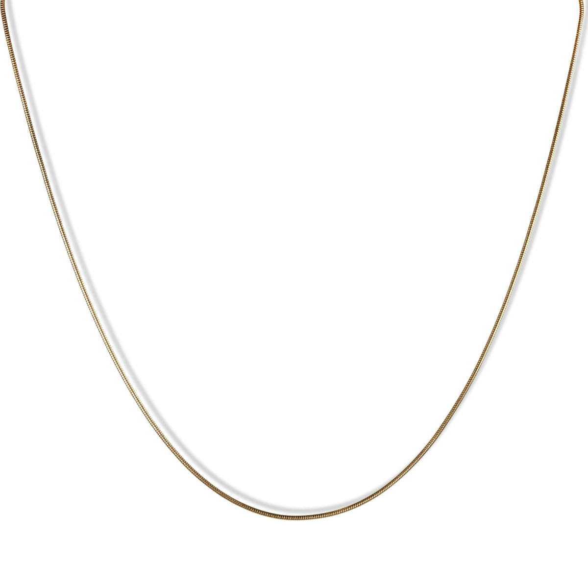 14K Gold Fine 1.2mm Snake Chain - Peridot Fine Jewelry - Rosanne Pugliese