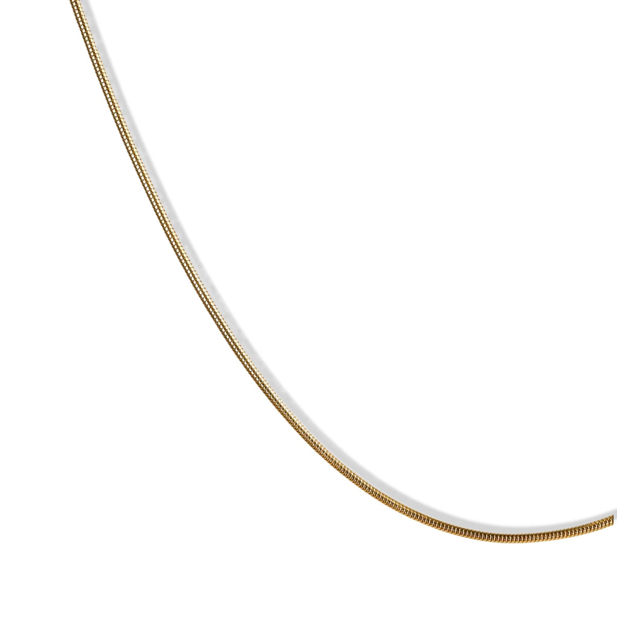 14K Gold Fine 1.2mm Snake Chain - Peridot Fine Jewelry - Rosanne Pugliese