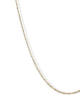 14K Gold Fine Cable Chain with Lobster Clasp - 21.5" - Peridot Fine Jewelry - Rosanne Pugliese