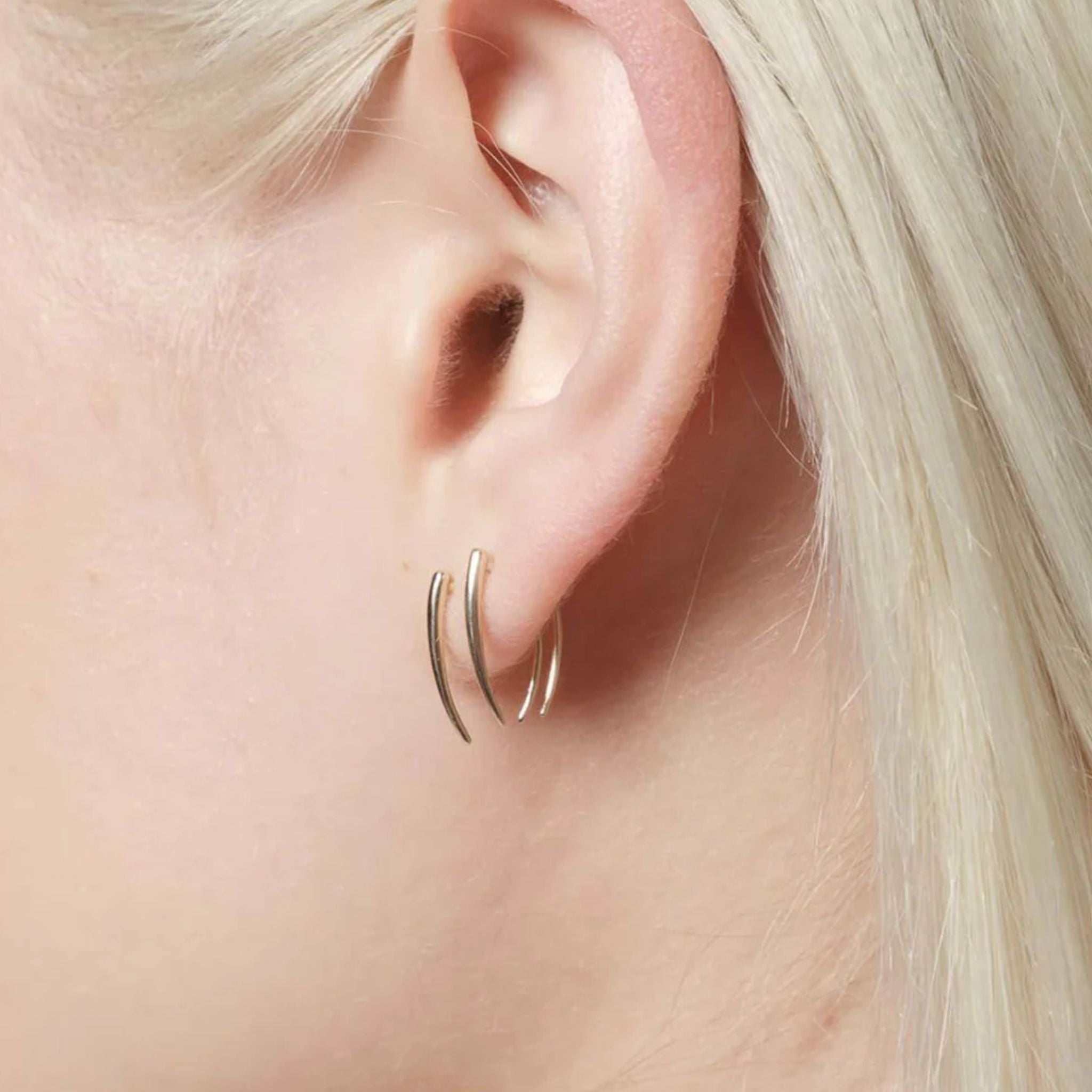 GABRIELA ARTIGAS 14K✕ダイヤ　 片耳用ピアス Gabriela Artigas 14K Gold Small 