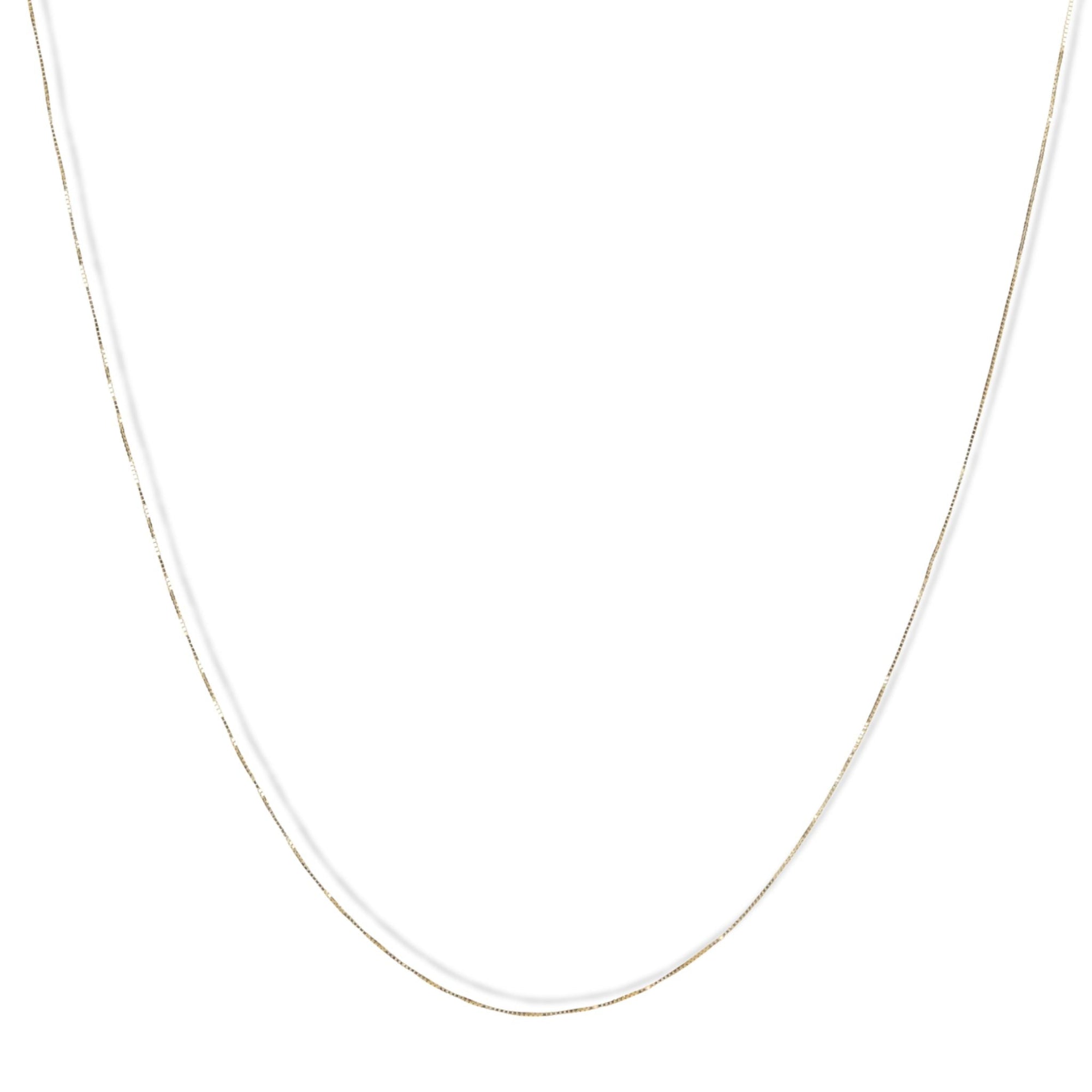 14K Gold Vintage Box Chain Necklace - Peridot Fine Jewelry - Peridot Vintage