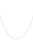 14K Gold Vintage Box Chain Necklace - Peridot Fine Jewelry - Peridot Vintage