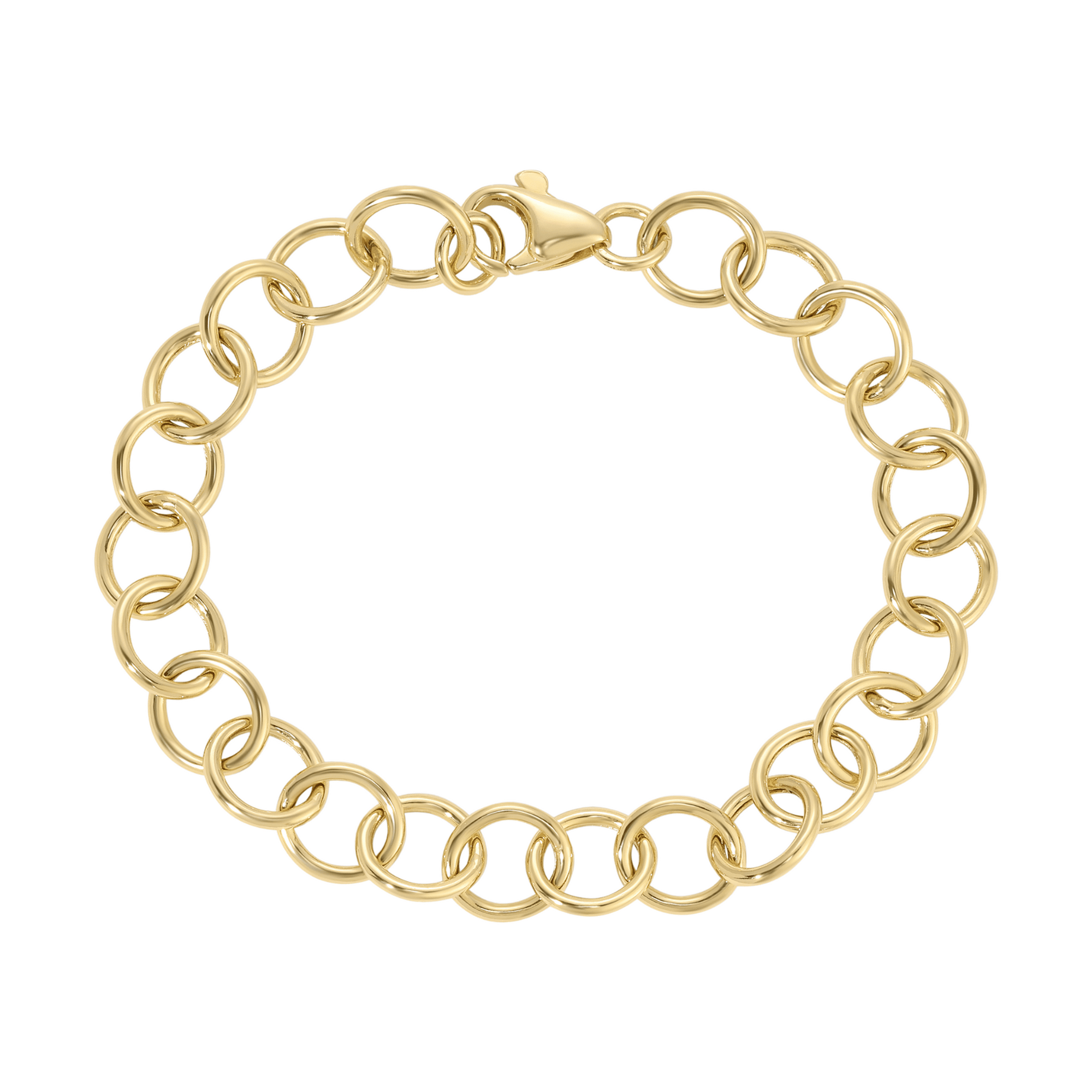 14K Gold &quot;Zelda&quot; Chain Bracelet - Peridot Fine Jewelry - Zahava