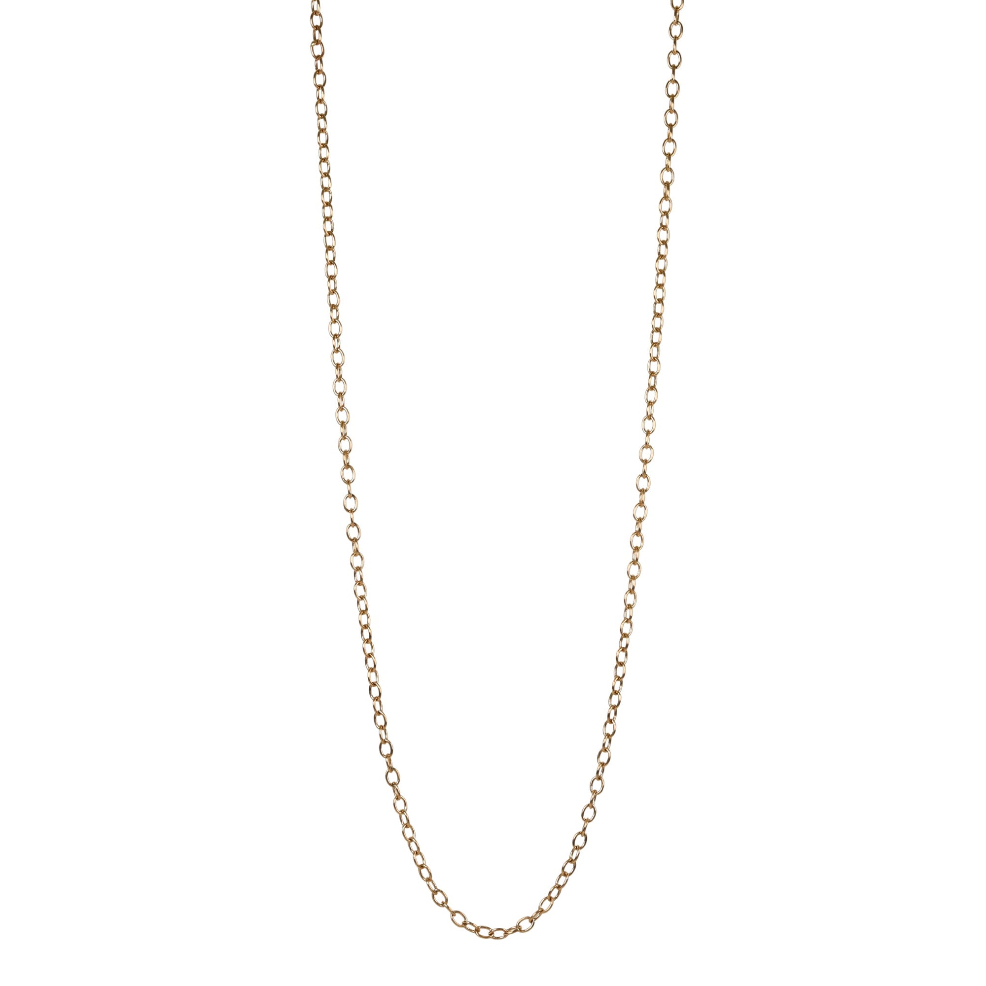 14K Medium Link Chain in 18&quot; Length - Peridot Fine Jewelry - Rosanne Pugliese