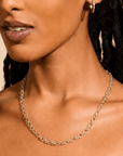 14K "Rosalie" Rolo Chain - Peridot Fine Jewelry - Zahava