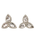 14K White Gold Mixed Rose Cut Diamond Studs - Peridot Fine Jewelry - TAP by Todd Pownell