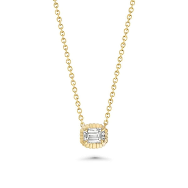 ネックレス・ペンダント Lizzie Mandler Floating Round Diamond Necklace White Diamond Floating Necklace - Lizzie Mandler