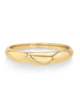 18K Asymmetrical "Petite Liquid Gold" Ring - Peridot Fine Jewelry - Lizzie Mandler