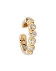 18K & Diamond "Bubble" Ear Cuff - Peridot Fine Jewelry - Renna