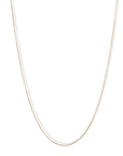 18K Gold 1mm Fine Cable Chain in 18" - Peridot Fine Jewelry - Ali Dumont