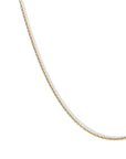 18K Gold 1mm Fine Cable Chain in 18" - Peridot Fine Jewelry - Ali Dumont