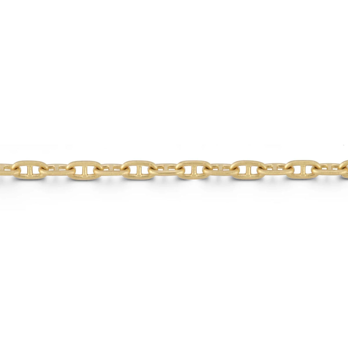 18K Gold "Anchor" Link Chain - Peridot Fine Jewelry - Jade Trau