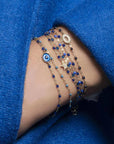 18K Gold and "Jean" Resin Beaded "Classic" Bracelet - Peridot Fine Jewelry - Gigi Clozeau