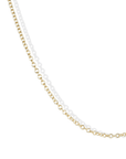 18K Gold Cable Link Chain in 16" - Peridot Fine Jewelry - Caroline Ellen
