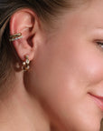 18K Gold "Foam" Opal & Diamond Ear Cuff - Peridot Fine Jewelry - Renna