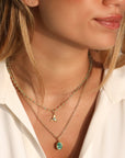 18K Gold Oval "Airy" Chain, 18" Length - Peridot Fine Jewelry - Caroline Ellen