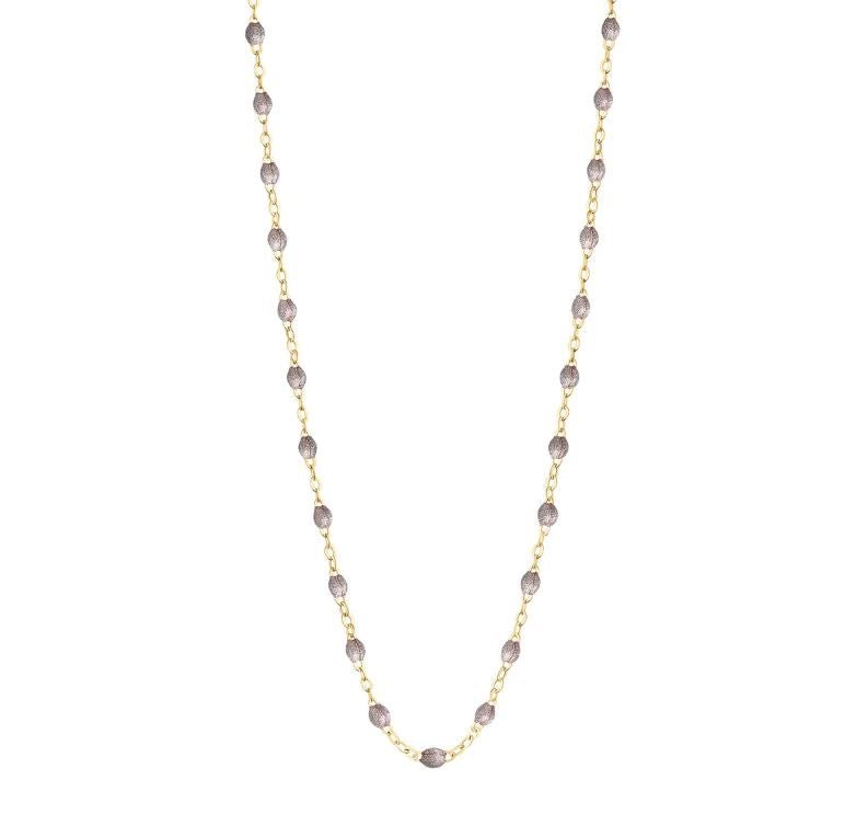 18K Gold Silver Resin Beaded "Classic" Necklace - Peridot Fine Jewelry - Gigi Clozeau