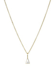 18K Gold Triangle Shaped "Ah" Diamond "Shake" Charm - Peridot Fine Jewelry - Moritz Glik