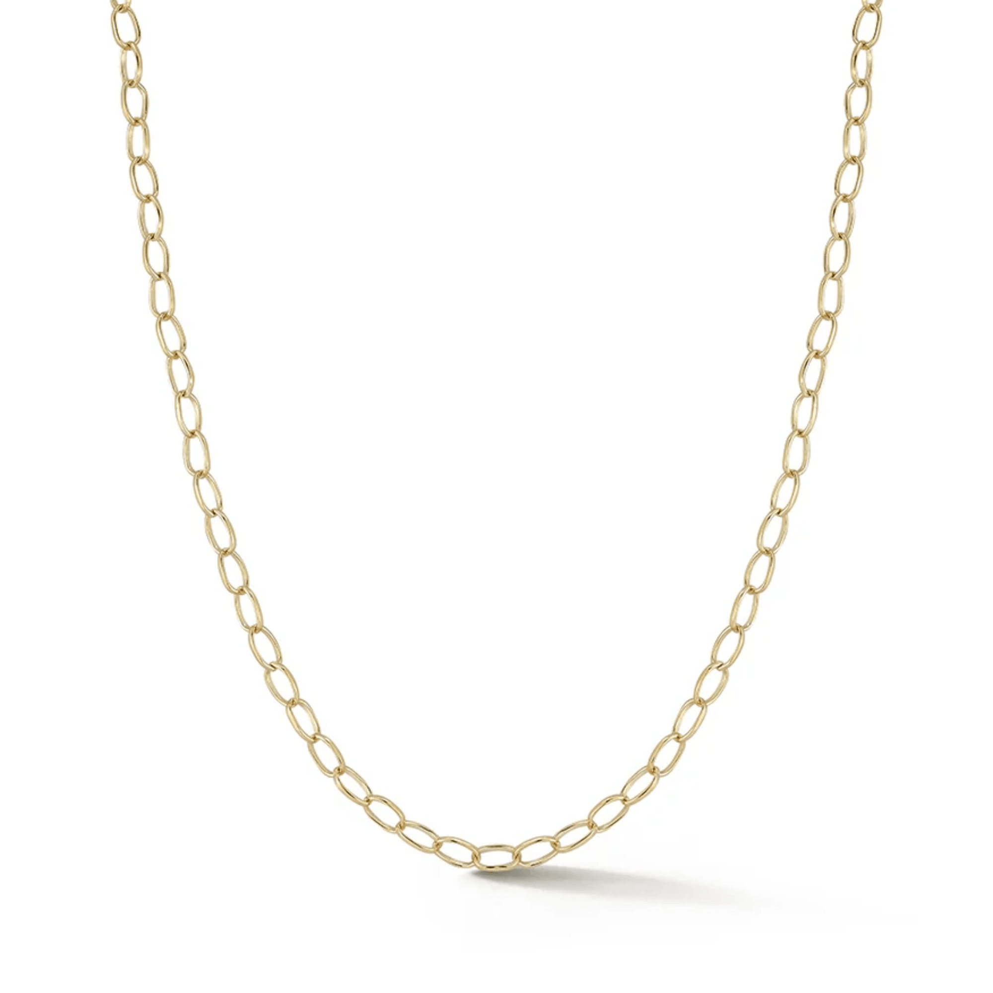 18K "Loop" Chain in 18" - Peridot Fine Jewelry - Renna