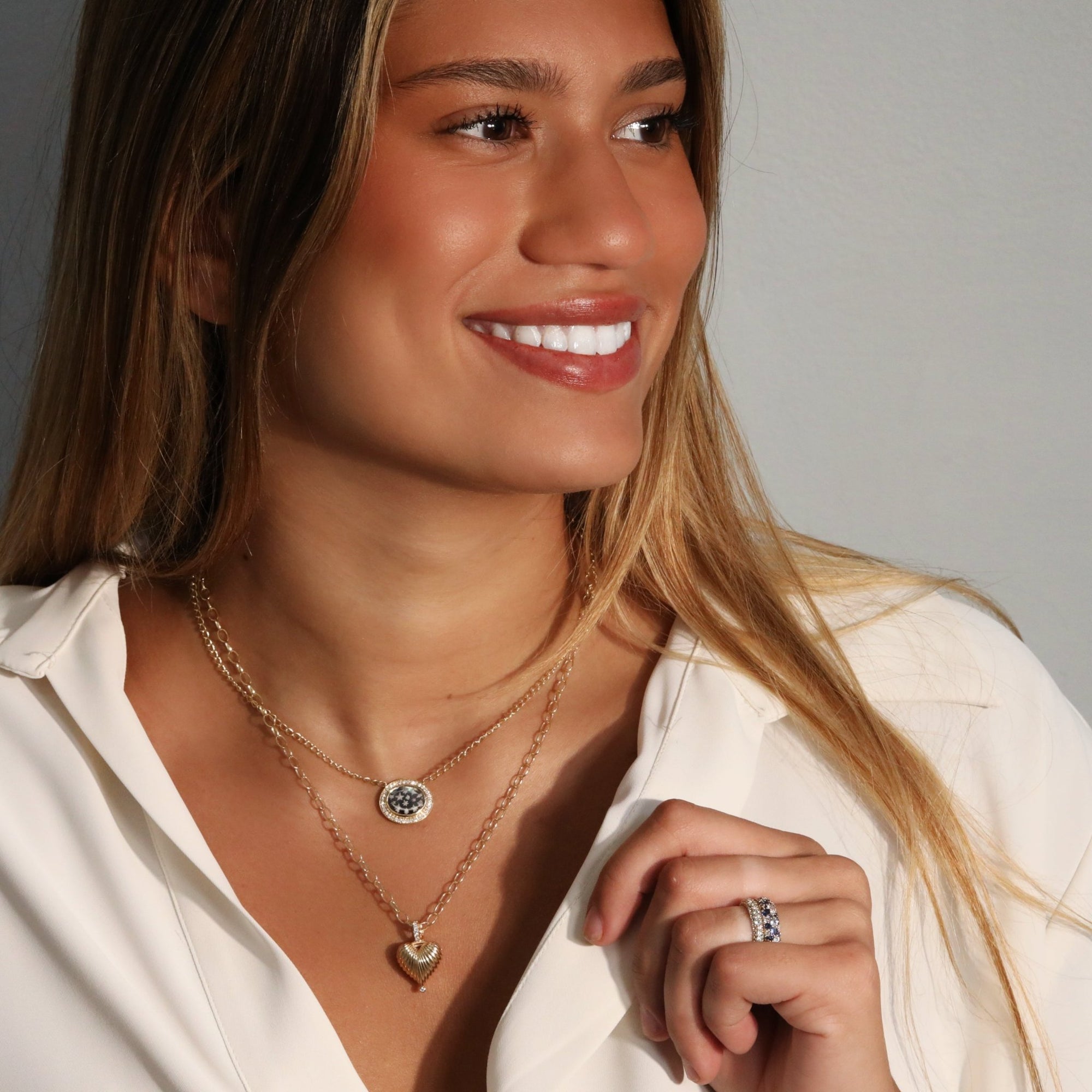 18K "Loop" Chain in 18" - Peridot Fine Jewelry - Renna
