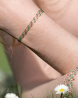 18K Mint Green Resin "Classic" Beaded Bracelet - Peridot Fine Jewelry - Gigi Clozeau