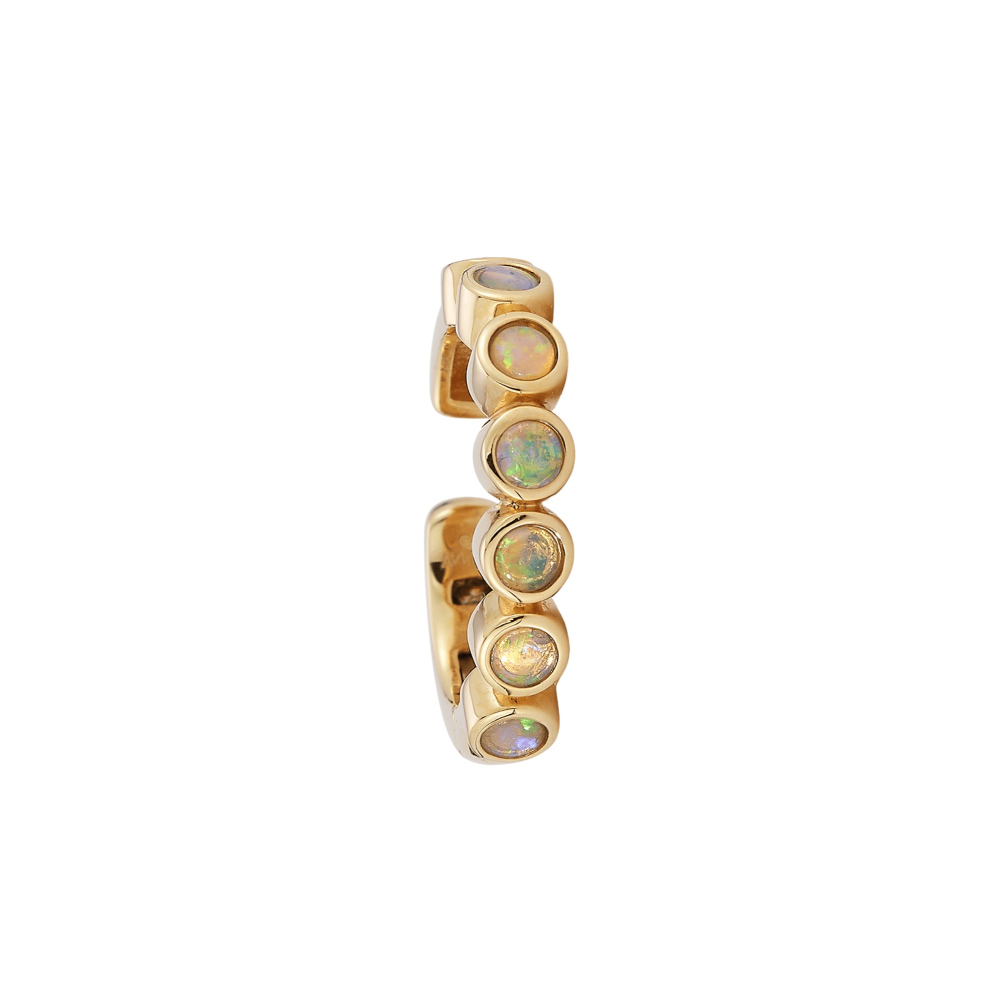 18K &amp; Opal "Bubble" Ear Cuff - Peridot Fine Jewelry - Renna