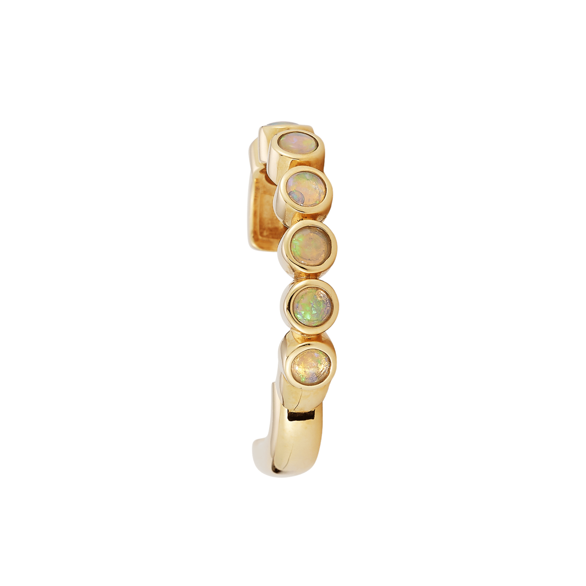 18K &amp; Opal "Bubble" Ear Cuff - Peridot Fine Jewelry - Renna