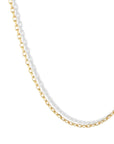 18K Rectangle Link "No. 50" Chain - Peridot Fine Jewelry - Jade Trau
