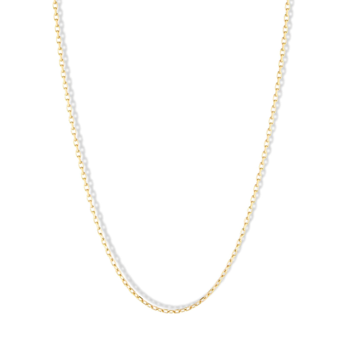 18K Rectangle Link "No. 50" Chain - Peridot Fine Jewelry - Jade Trau
