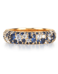 18K Sapphire & Diamond "Tidepool" Ring - Peridot Fine Jewelry - Renna