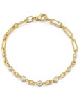18K Seven Diamond "Pippa" Bracelet - Peridot Fine Jewelry - Jade Trau