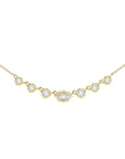 18K Small "Maverick" Diamond Necklace - Peridot Fine Jewelry - Jade Trau