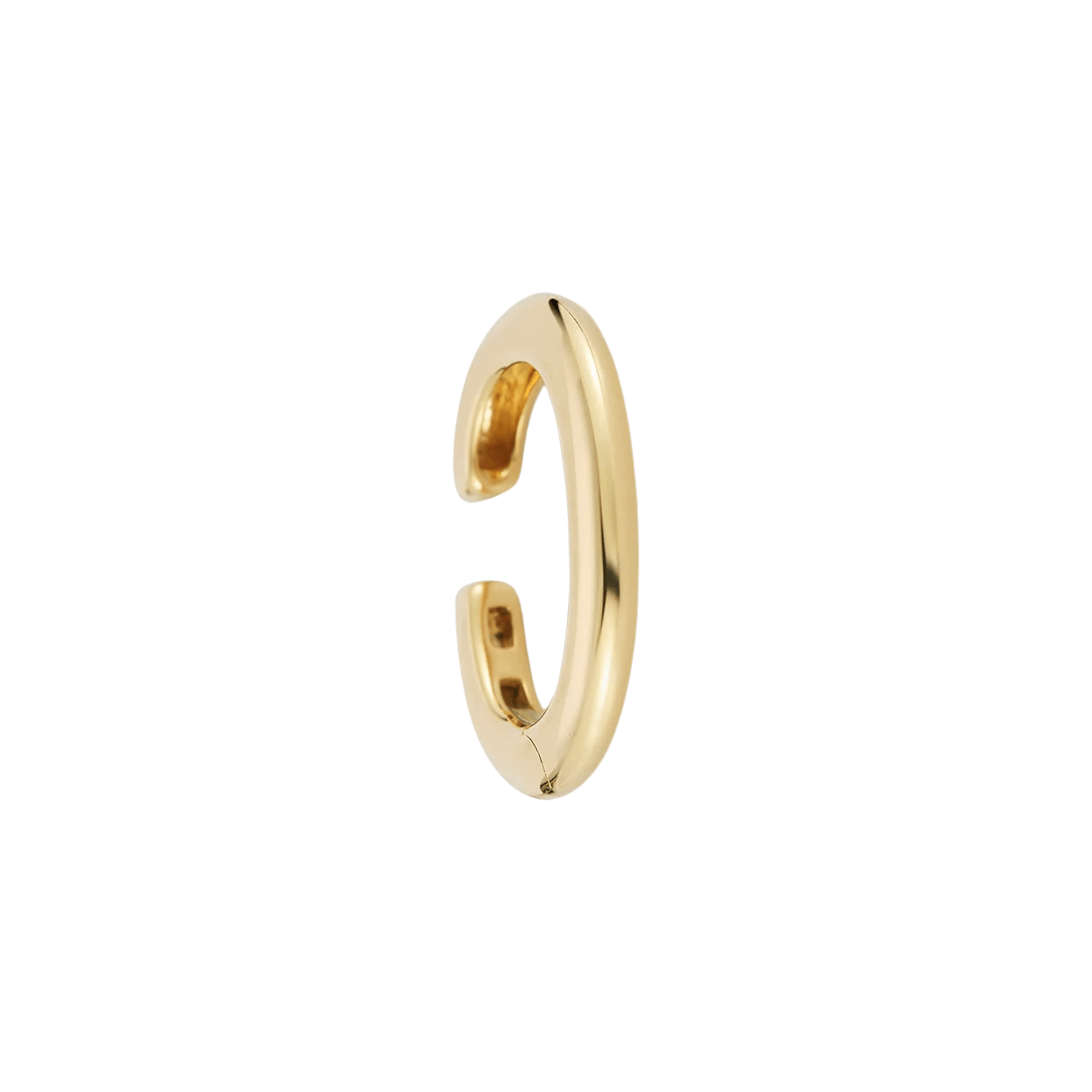 18K Thin Rounded 2.5 mm Hinged Ear Cuff - Peridot Fine Jewelry - Renna