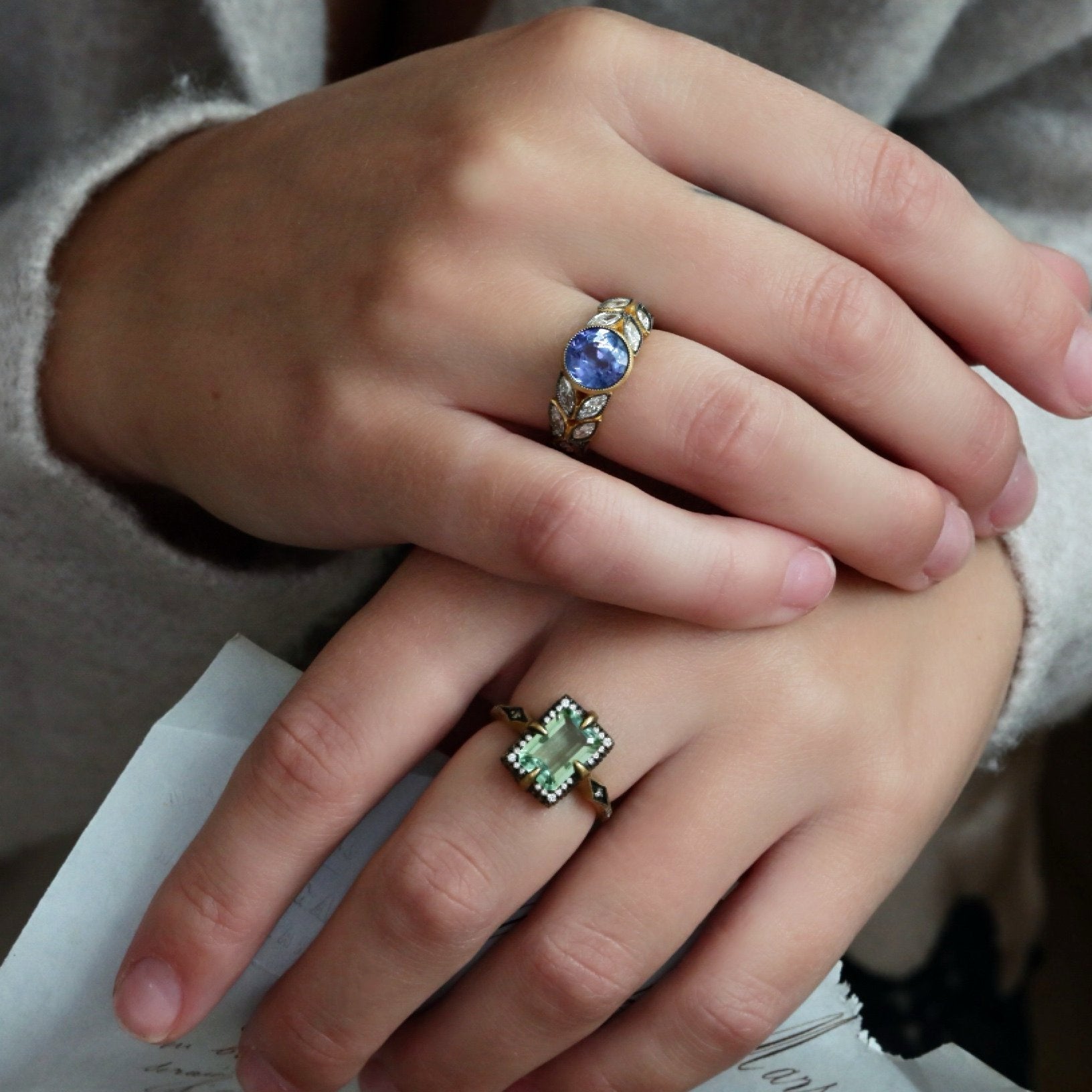 CATHY WATERMAN リング ダイヤ プラチナ ピンクサファイア Cathy