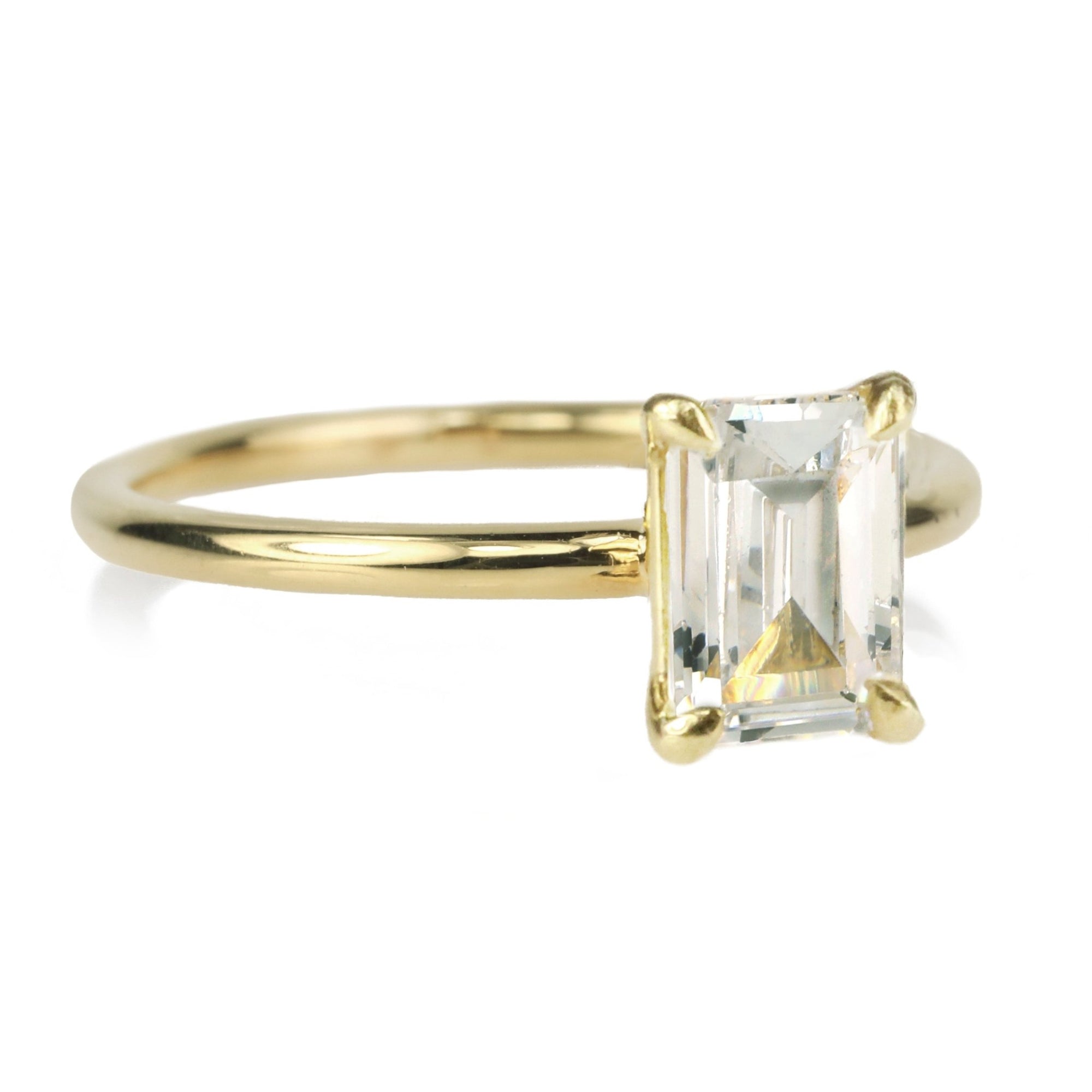 4 - Prong Solitaire Engagement Ring Mount - Peridot Fine Jewelry - ILA