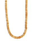 Faceted Hessonite Garnet Beaded Necklace
