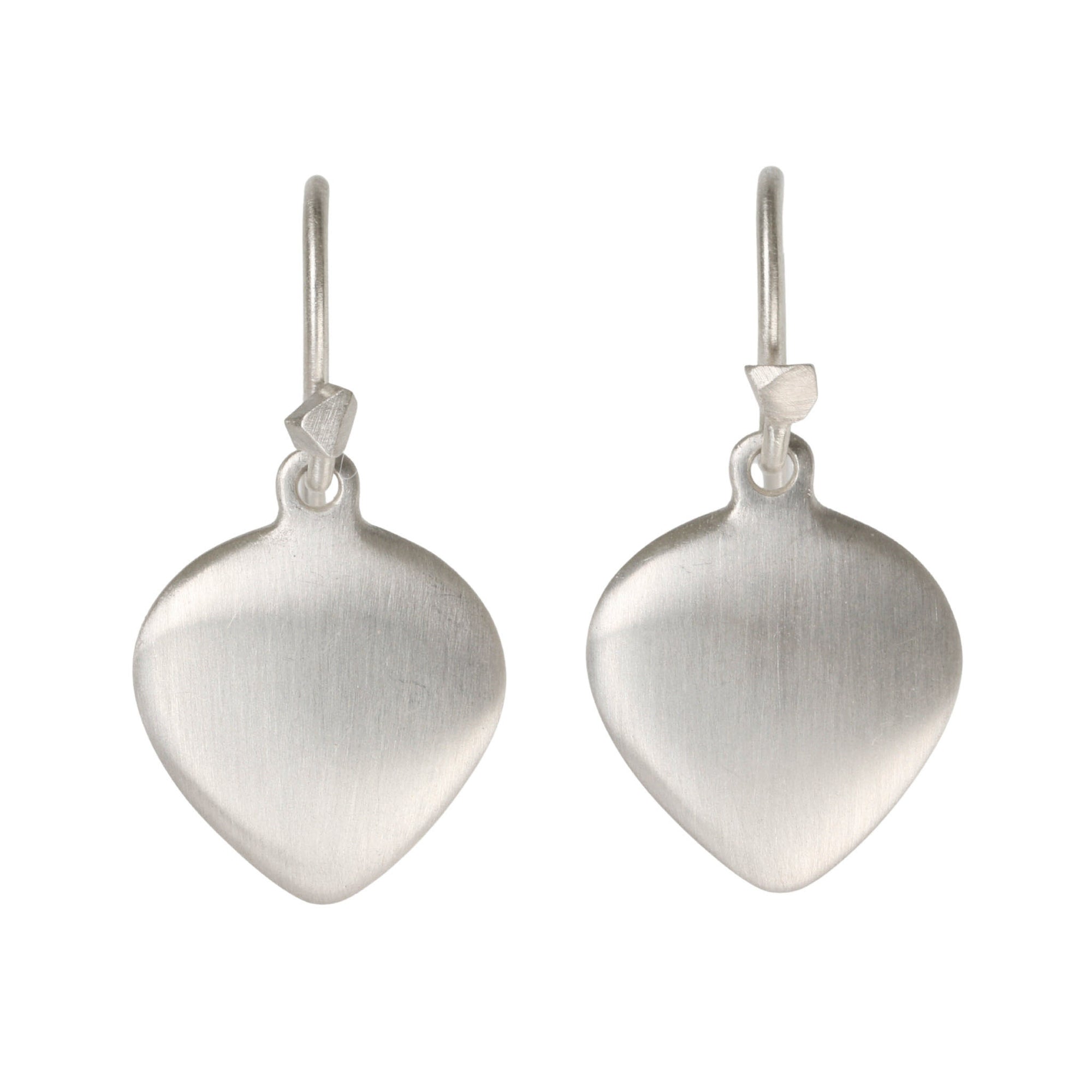 Sterling Silver Small Leaf Earrings
