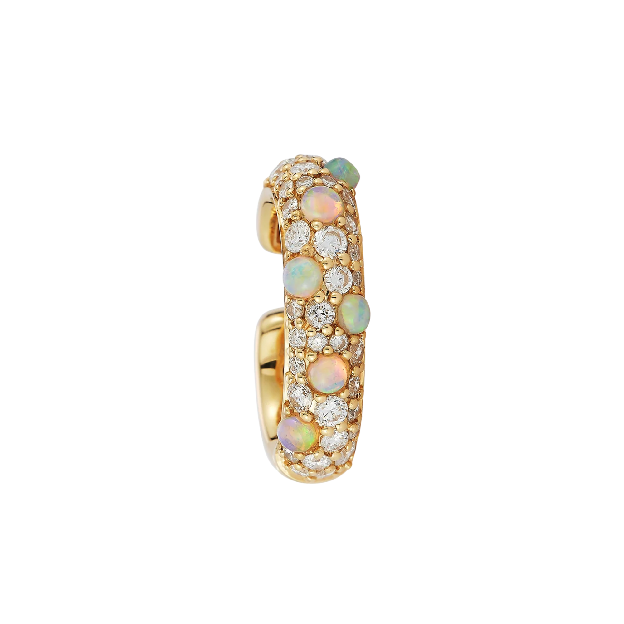 18K Opal &amp; Diamond "Tidepool" Ear Cuf