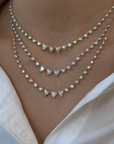 18K "Envoy Riviera" Tennis-Style Diamond Necklace