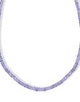 Tanzanite Faceted Beaded Necklace