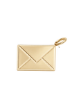 10K Gold "Postcard" Charm with "Je T'aime" Engraving