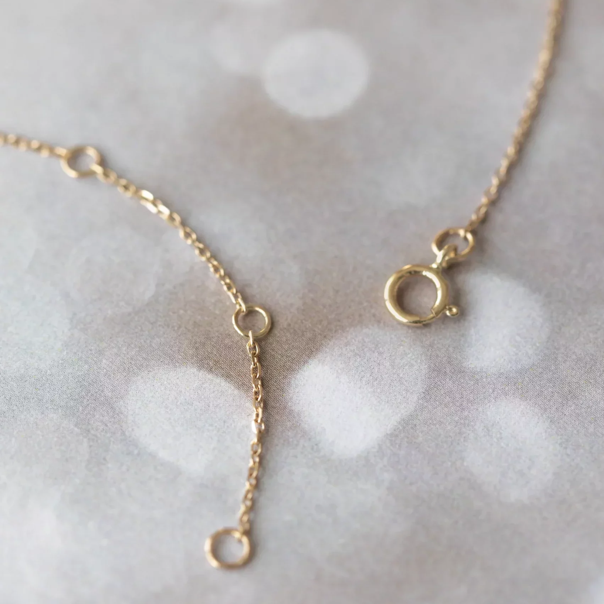 14K "Dream Maker" Trillion Diamond Necklace with Dangling Bar &amp; Diamond Details