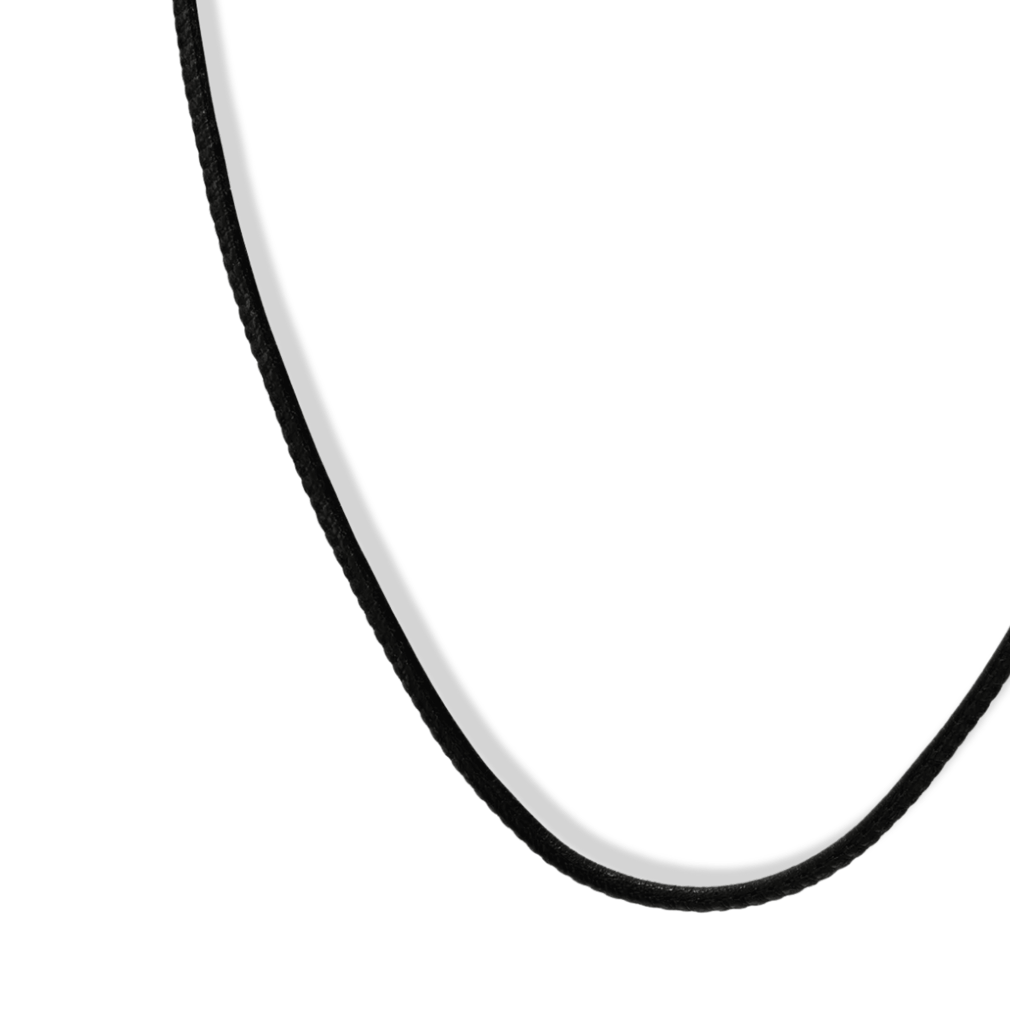 Black Suede Cord Necklace with 18K Lobster Clasp - Peridot Fine Jewelry - Lizzie Mandler