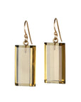 Citrine "Barrel" Drop Earrings - Peridot Fine Jewelry - Rosanne Pugliese